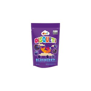 Confeitos De Blueberry Com Chocolate Ao Leite Disqueti 100G