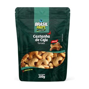 Castanha De Caju Torrada Sem Sal Brasil Frutt 200G