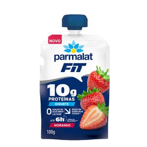 Iogurte 10G De Proteína Sabor Morango Parmalat Fit 100G